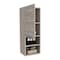 Tuhome Mila Bathroom Cabinet, Two Interior Shelves, Two External Shelves, Single Door Cabinet, Light Gray MLZ6585 - alternate 6